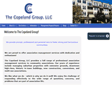 Tablet Screenshot of copelandgrp.com